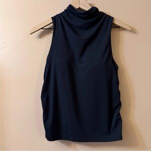 Athleta Essence Mock Neck Support Tank Small Black